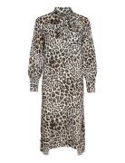 Henley - Classic Leopard Knälång Klänning Multi/patterned Day Birger E...