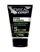 L'oréal Men Expert Pure Charcoal Face Wash 100Ml Ansiktstvätt Nude L'O...