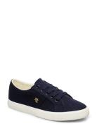 Janson Ii Canvas Sneaker Låga Sneakers Navy Lauren Ralph Lauren