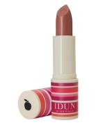 Matte Lipstick Lingon Läppstift Smink Brown IDUN Minerals
