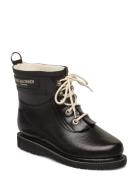 Short Rubber Boots Regnstövlar Skor Black Ilse Jacobsen