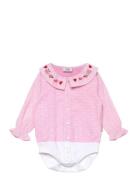 Hust & Claire Bernadette - Shirt Bodysuit Rosa