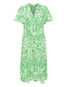 Cujenny Long Dress Knälång Klänning Green Culture