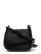 Ganni Knot Mini Flap Over Svart