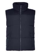 Short Puffer Vests Padded Vests Blue Tom Tailor