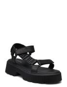 Biafawn Triangle Sandal Shoes Summer Shoes Platform Sandals Black Bian...