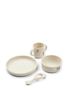 Liewood Vivi Printed Tableware Set Kräm