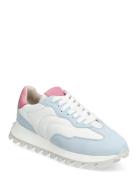 Women Lace-Up Låga Sneakers Blue NEWD.Tamaris