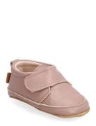 Luxury Leather Slippers Slippers Inneskor Pink Melton