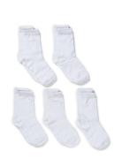 Cotton Socks - 5-Pack Sockor Strumpor White Melton
