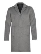 Selected Homme Slhdan Wool Coat O Grå