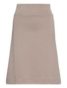 Pannieiw Skirt Knälång Kjol Beige InWear