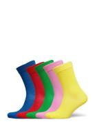 Happy Socks 5-Pack Solid Socks Gul