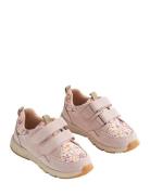 Sneaker Double Velcro T Y Print Låga Sneakers Pink Wheat