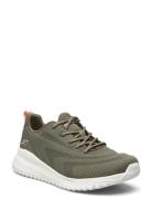 Womens Bobs Squad 3 Låga Sneakers Khaki Green Skechers