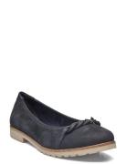 Woms Ballerina Ballerinaskor Ballerinas Navy Tamaris