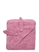 Organic Hooded Towel Home Bath Time Towels & Cloths Towels Pink Pippi