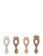 Liewood Liva Silic Spoon 4-Pack Rosa