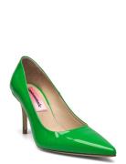 Aljo Patent Shoes Heels Pumps Classic Green Custommade