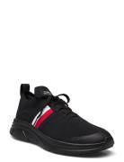 Modern Runner Knit Stripes Ess Låga Sneakers Black Tommy Hilfiger