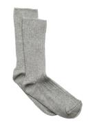 Sock - Rib - All S Sockor Strumpor Grey Melton