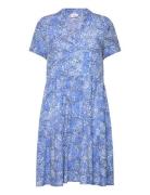 Edasz Ss Dress Knälång Klänning Blue Saint Tropez