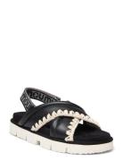 Musw461004C Platta Sandaler Black MOU