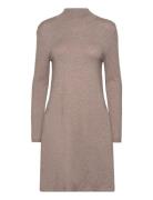 Vila Vicomfy A-Line Rollneck Knit Dress/Su/Pb Beige