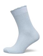 Julia Glitter Socks Lingerie Socks Regular Socks Blue Mp Denmark