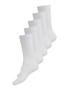 5-Pack Men Bamboo Basic Socks Underwear Socks Regular Socks White URBA...