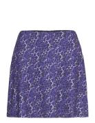 Andria Skort 45 Cm Kort Kjol Blue Daily Sports