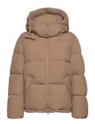 Short Down Jacket Fodrad Jacka Beige GANT