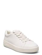 Women Lace-Up Låga Sneakers White Tamaris