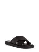 Women Slides Platta Sandaler Black Tamaris