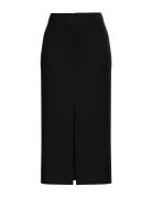 Vivar Hw Long Skirt - Noos Knälång Kjol Black Vila