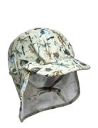 Swim Hat W. Print - Recycled Badhatt Green Mikk-line