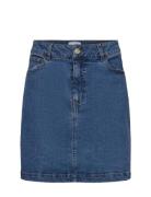 Nümph Nululu Short Denim Skirt Blå