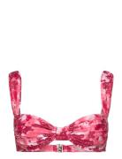 Sol Bikini Top Swimwear Bikinis Bikini Tops Wired Bikinitops Pink Fait...