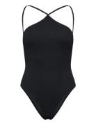 Halter Neck Swimsuit Baddräkt Badkläder Black Mango