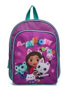 Gabby's Dollhouse Backpack With Front Pocket Ryggsäck Väska Purple Und...