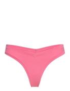 Flex Thong Stringtrosa Underkläder Pink Organic Basics