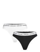 Core Logo Thong 2P Stringtrosa Underkläder Multi/patterned Björn Borg