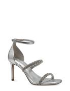 Women Sandals Sandal Med Klack Silver Tamaris