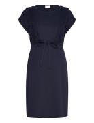 Mlalisa Mary Cap Jrs Abk Dress 2F A. Knälång Klänning Navy Mamalicious