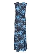 Bliagz P Long Dress Maxiklänning Festklänning Blue Gestuz