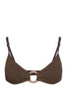 Bond-Eye Ring Lissio Crop Brun