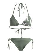 Sd Be Cl Tiki Tri Reg Ts Set Bikini Green Roxy