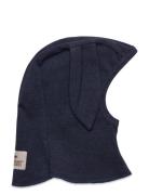 Balaclava Ears Rib Accessories Headwear Balaclava Navy Huttelihut