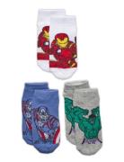 Pack 3 Low Socks Sockor Strumpor Multi/patterned Marvel
