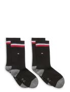 Th Kids Iconic Sports Sock 2P Sockor Strumpor Black Tommy Hilfiger